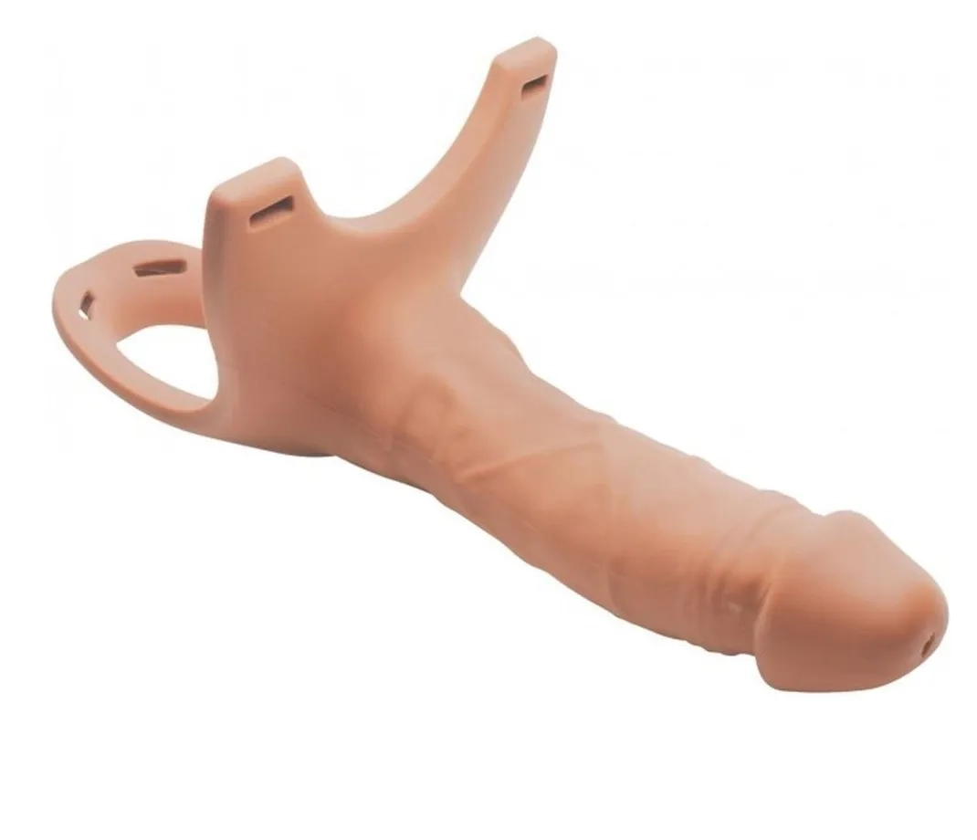 Hollow Silicone Dildo Strap On 3