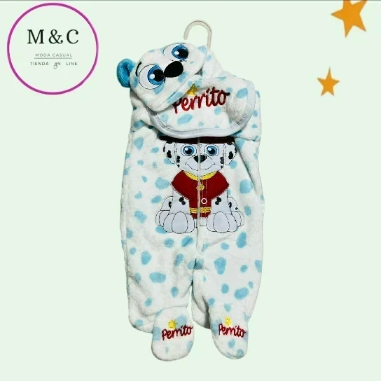 Mameluco polar con gorrito 2