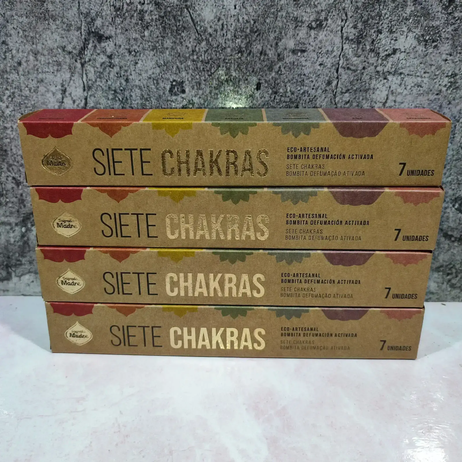 Siete chakras bombitas