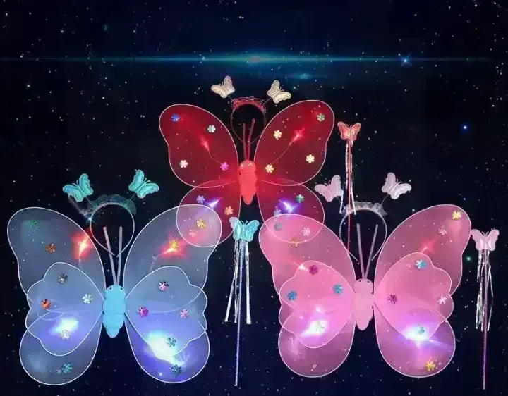 Set mariposa luminoso 
