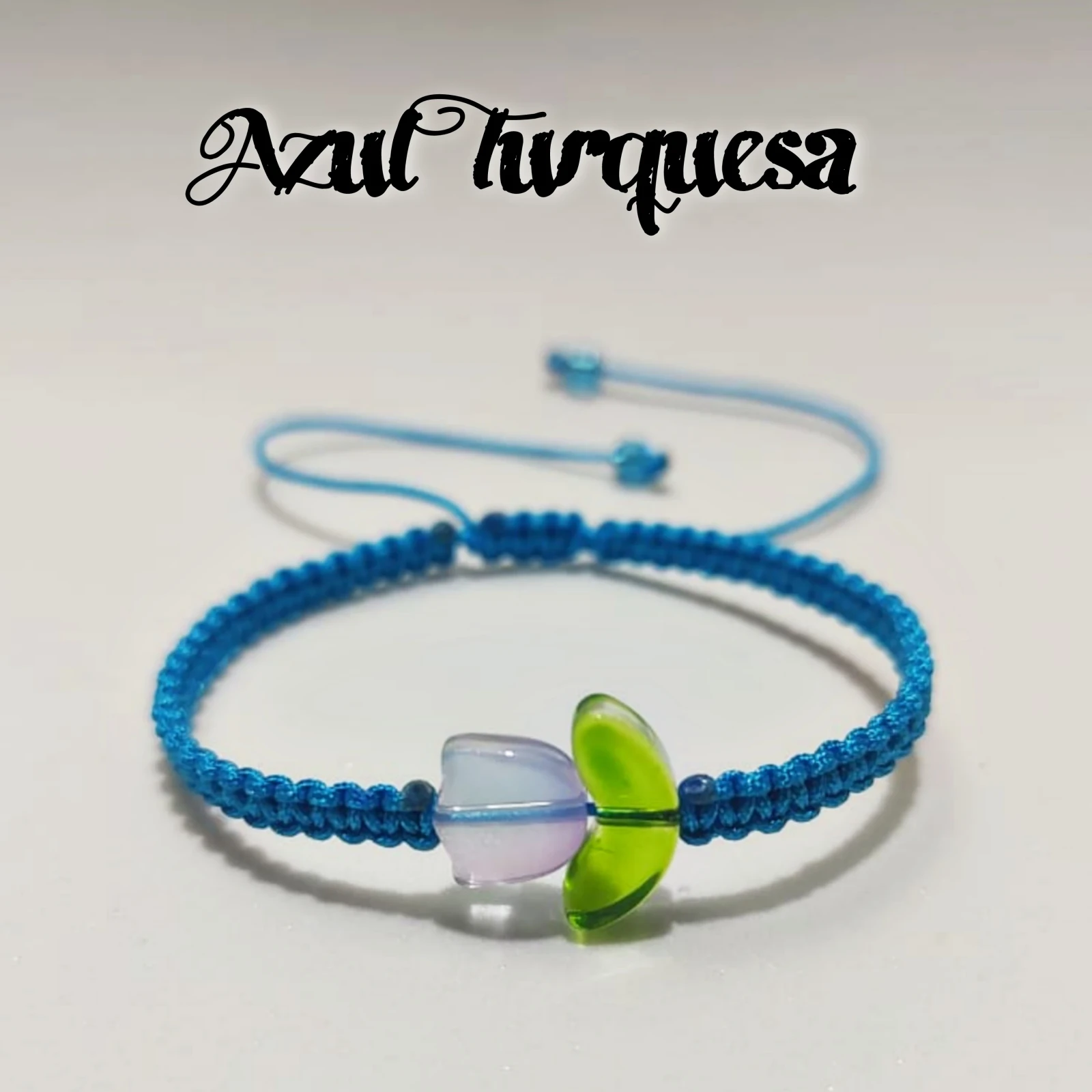 1 Pulsera de Tulipán Tejida 4