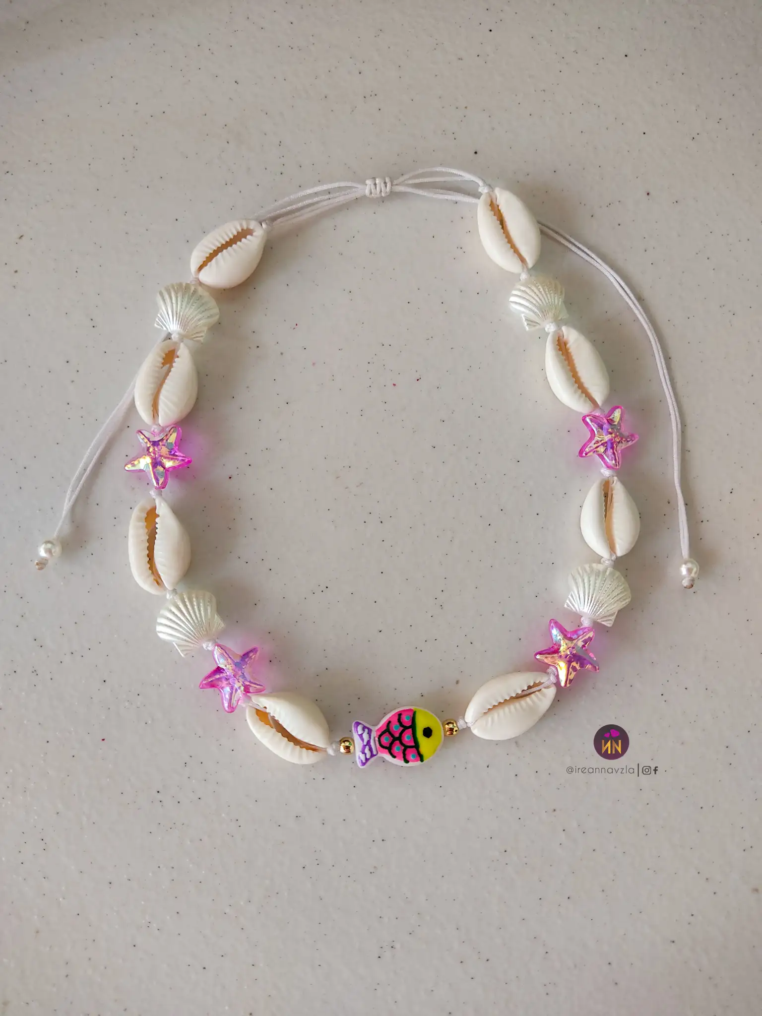 Collar marino rosado  2