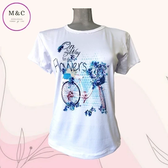 Blusa basica estampada T-G 7
