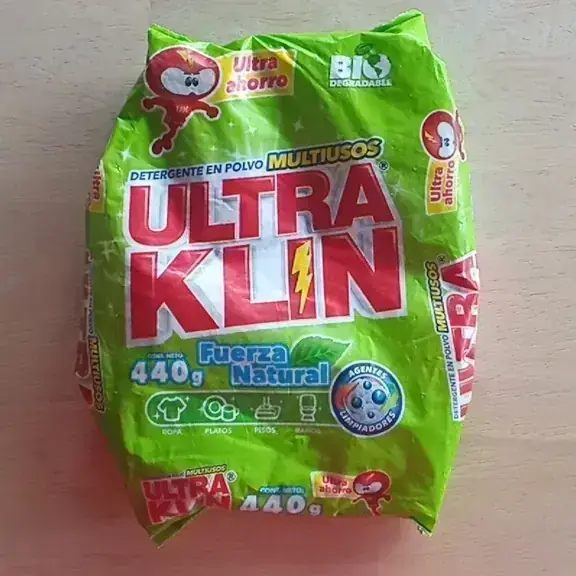 Jabón en polvo Ultra klin de 440 g 