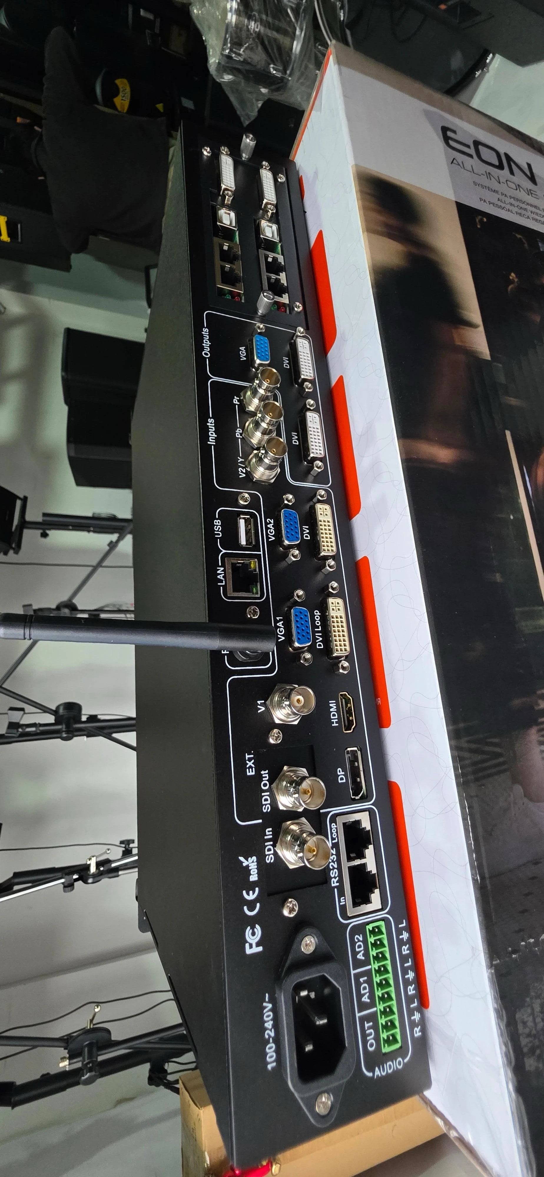 -PROCESADOR DE VIDEO LBP-615S con doble salida de video para  3