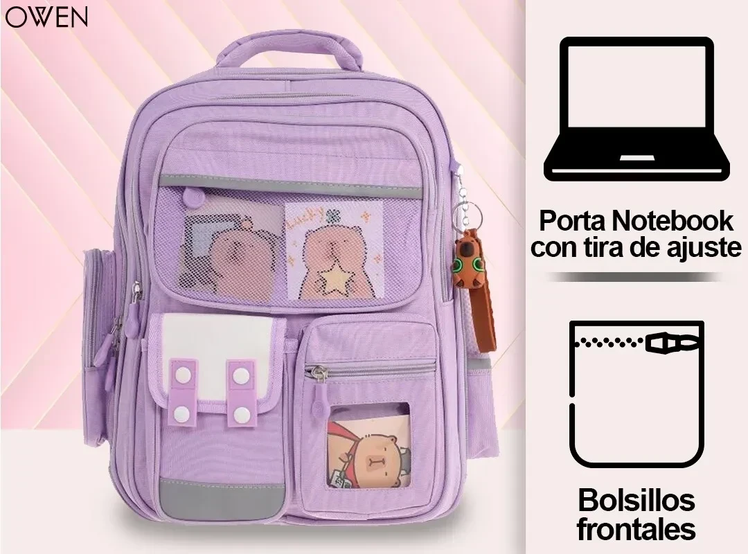 MOCHILA CAPIBARA CAPYMO10 6