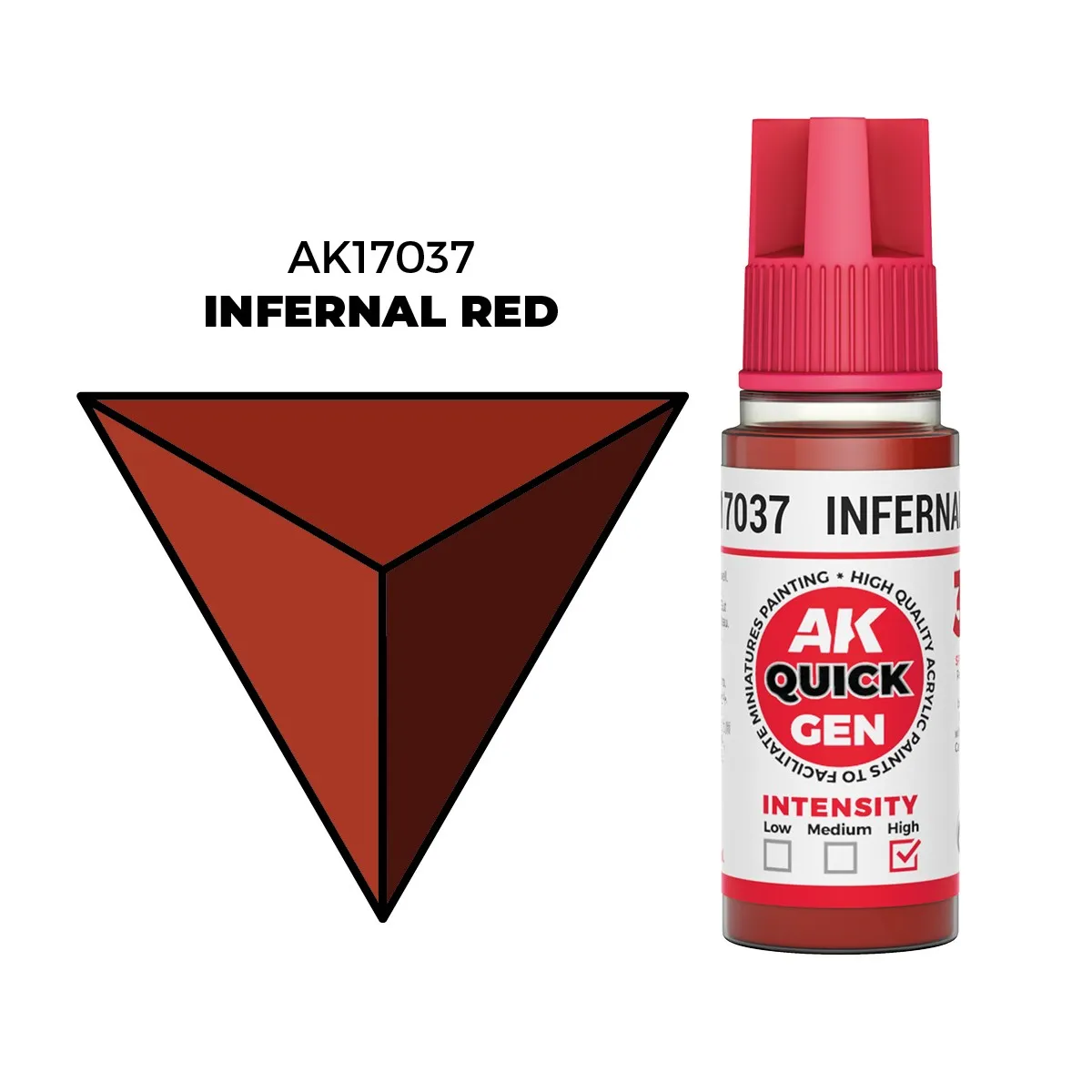 INFERNAL RED – QUICK GEN COLOR - AK17037 