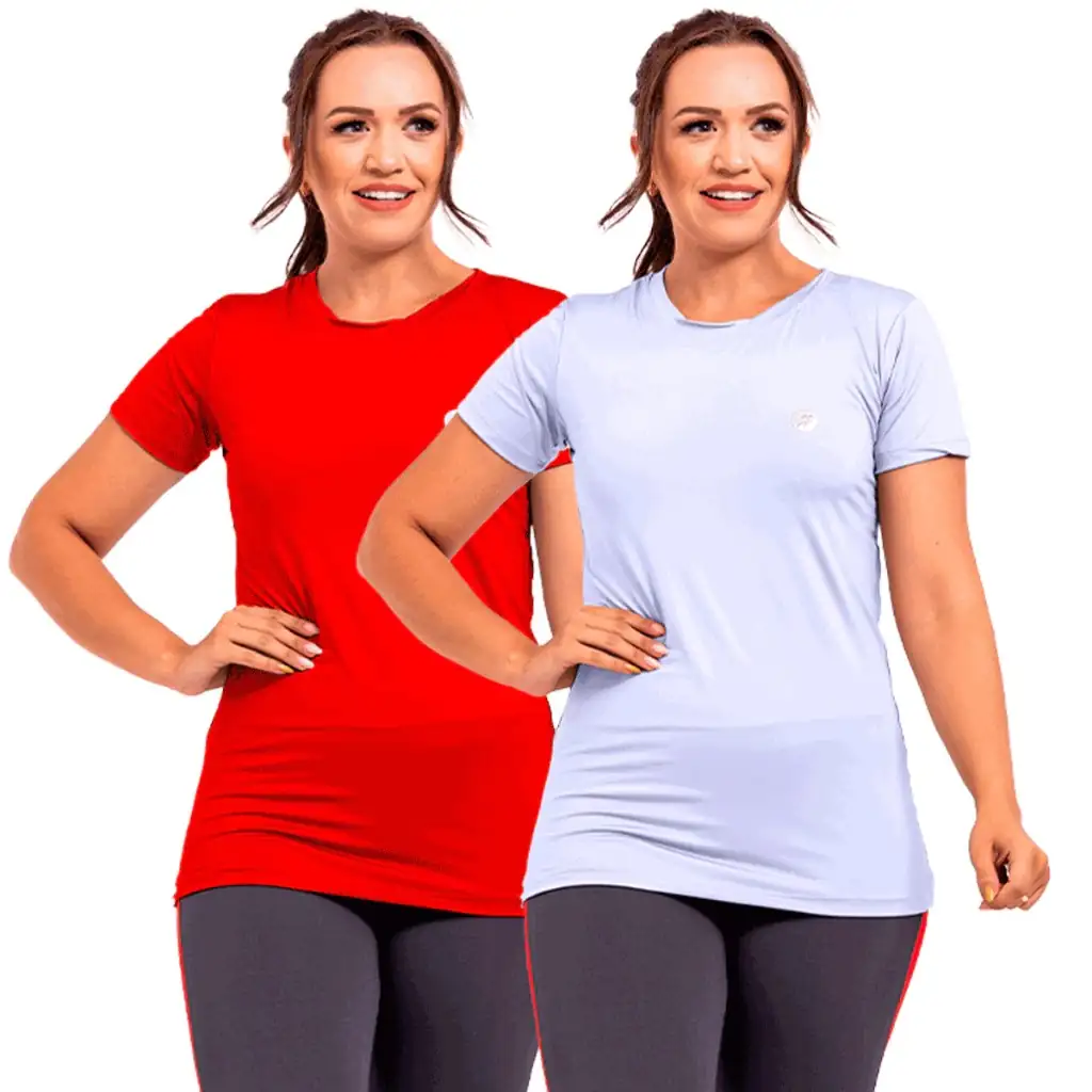Kit 2 Camisetas  UV Academia Poliamida 2