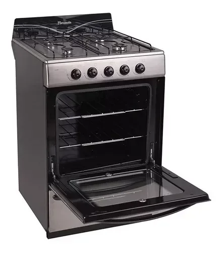 Cocina Florencia Acero 5518f Gas Nat. 3