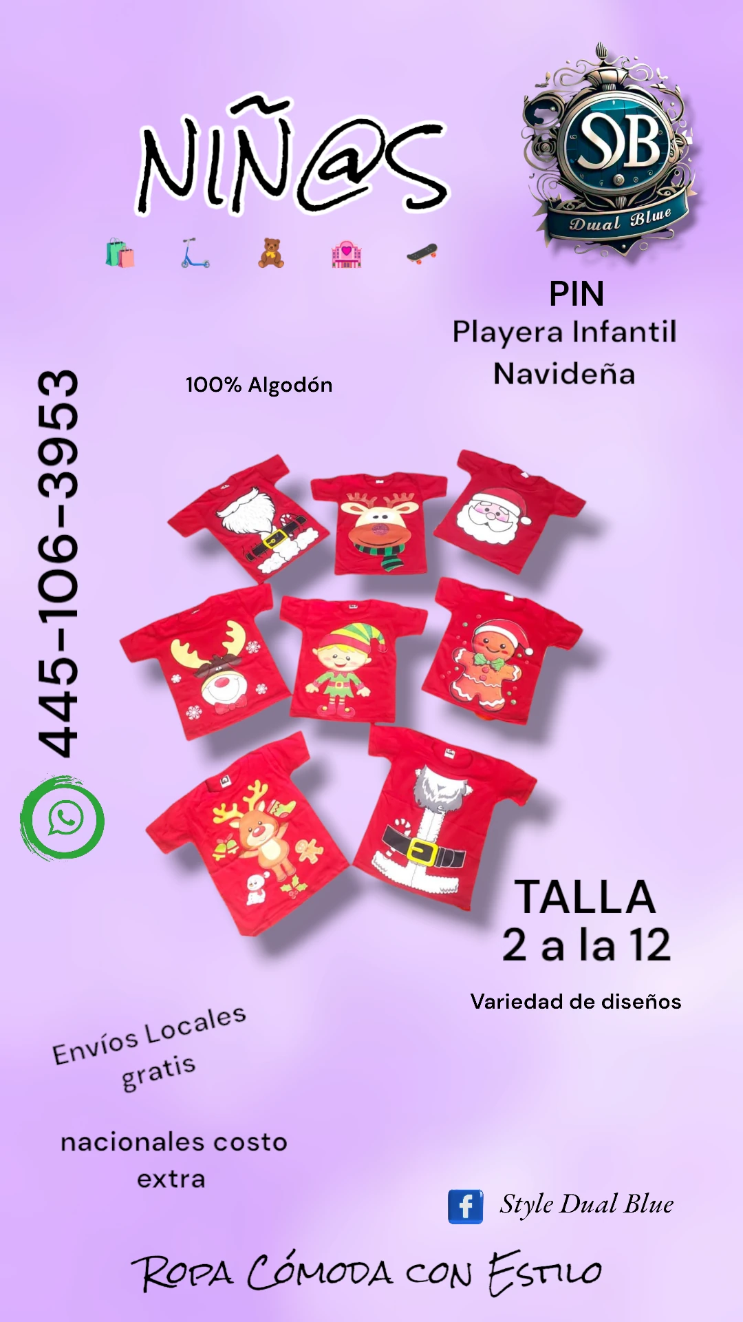 Playera Infantil Navideña 3