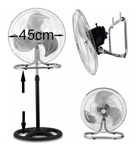 VENTILADOR DE PIE AZANA 3 EN 1  18" 2
