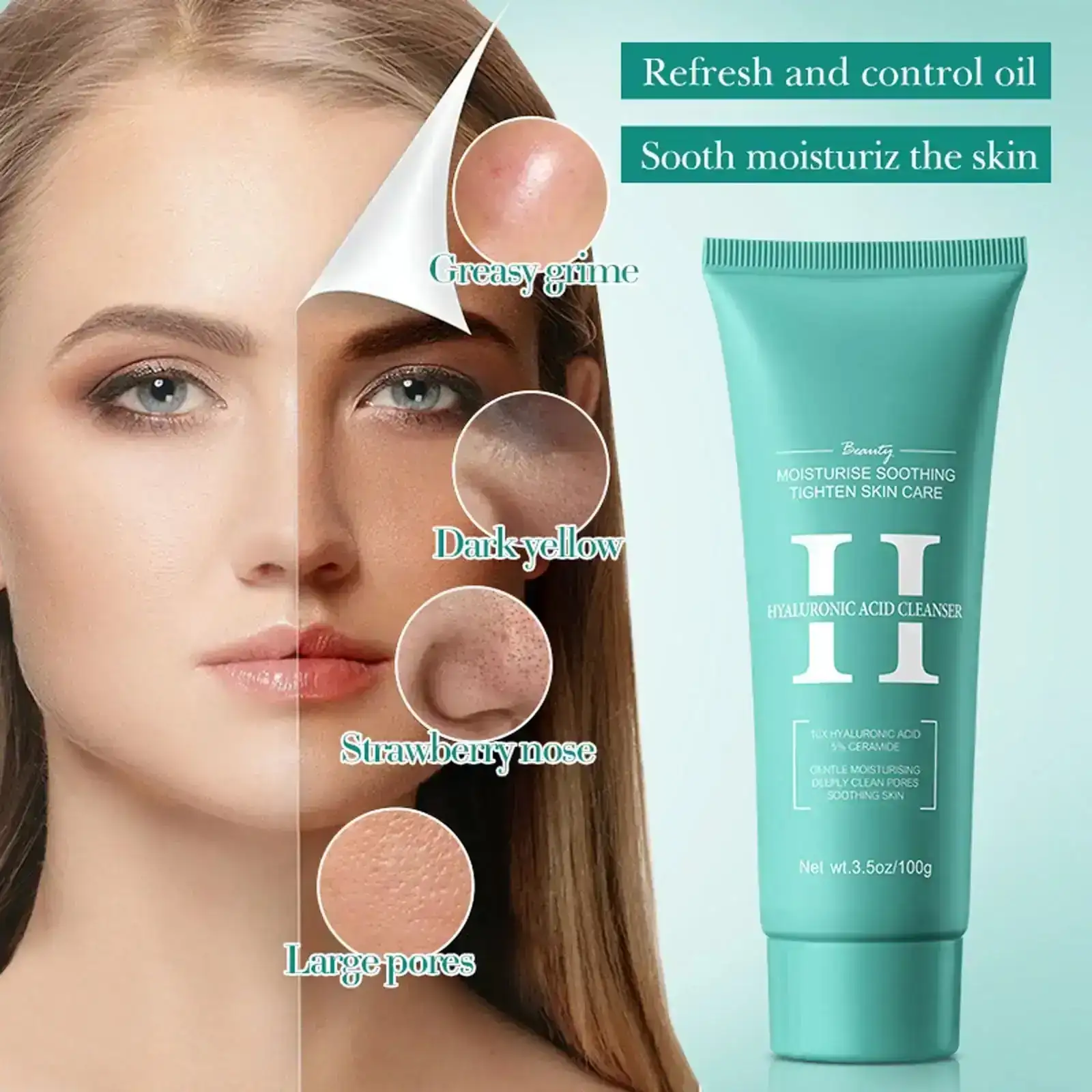 JABÓN FACIAL HIDRATANTE CON ÁCIDO HIALURÓNICO 