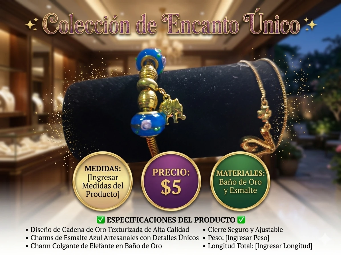 Pulsera con dijes