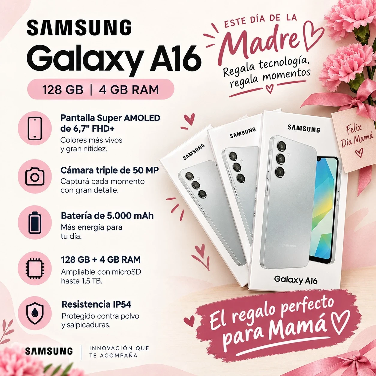 SAMSUNG A16 128/4GB NACIONAL