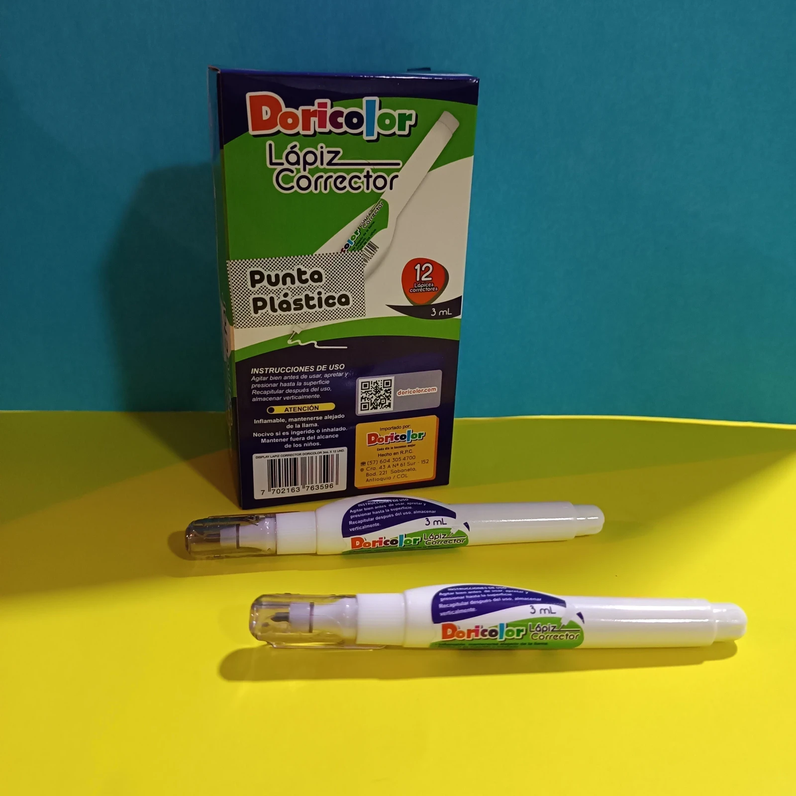 CORRECTOR LÍQUIDO 3ML
