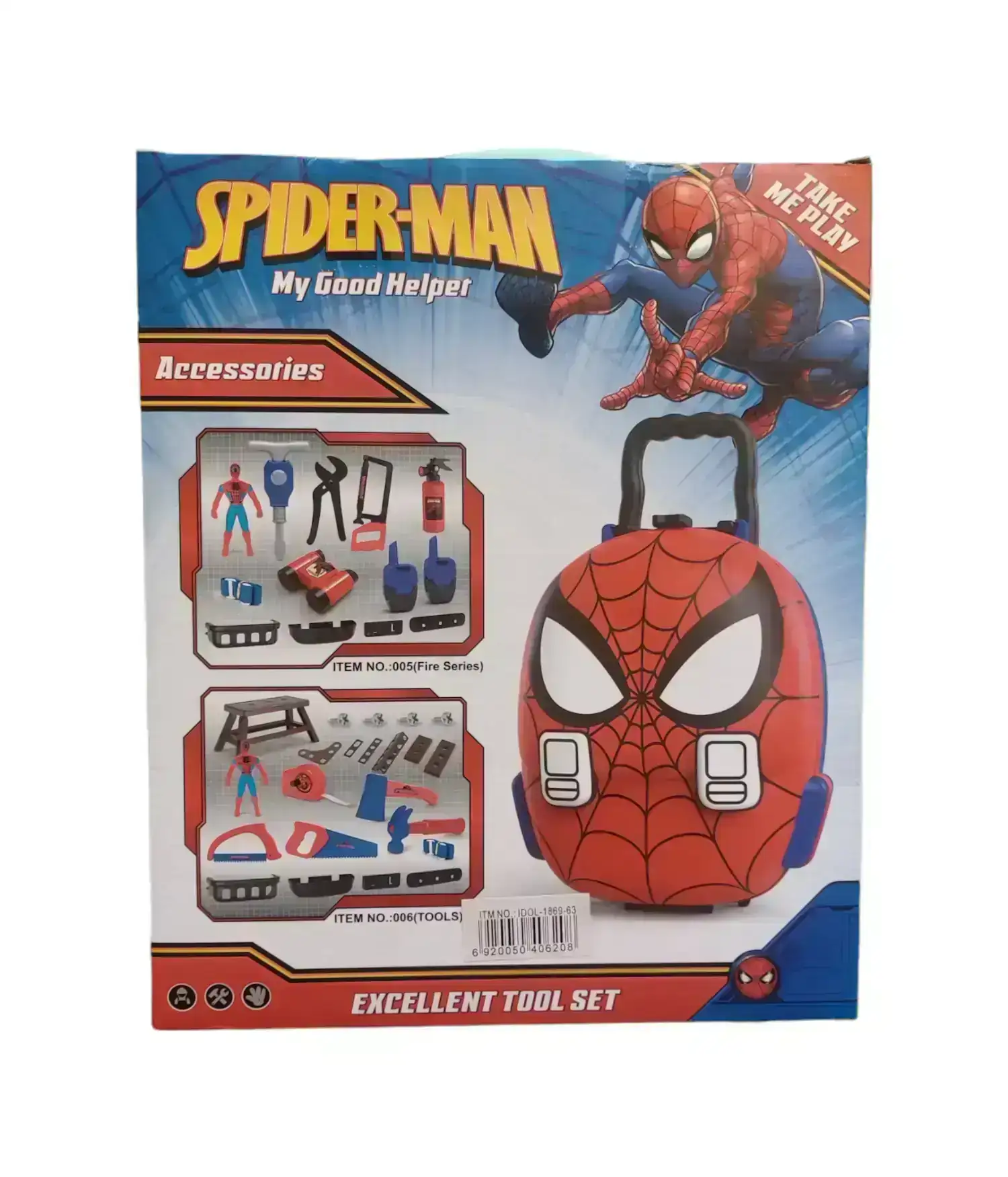 TOOL SET SPIDERMAN 