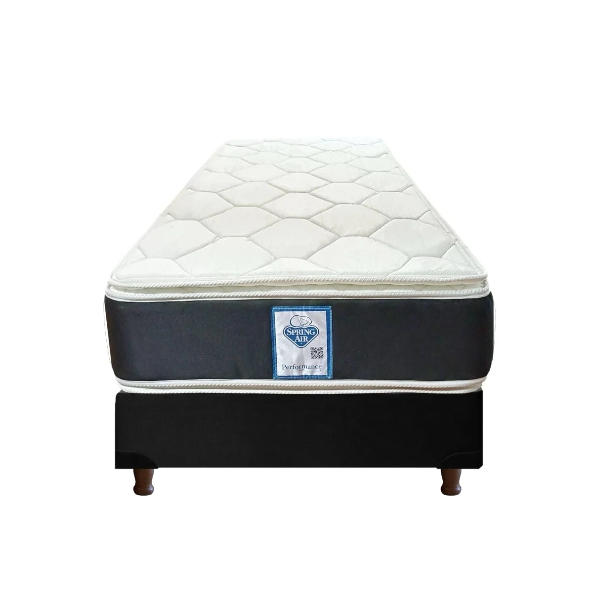 Sommier 1 Plaza 80x190cm Spring Color Gris