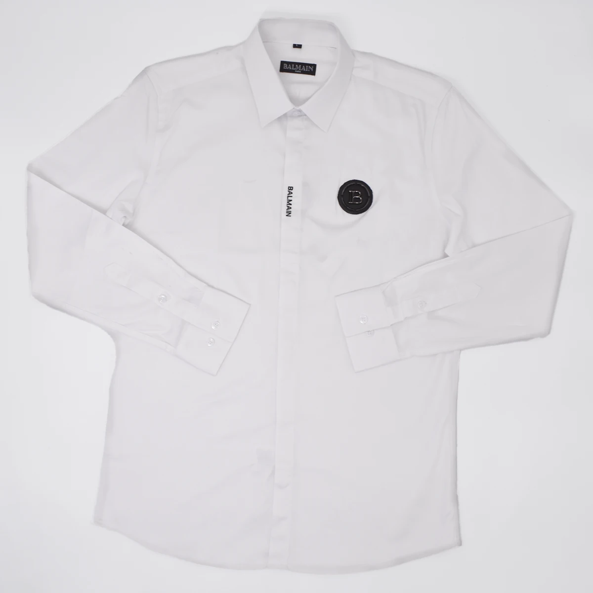 Camisa Manga Larga Balmain blanca 2