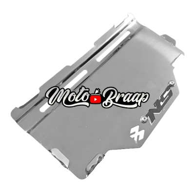 NS 125 / NS 135 / NS 150 / NS 160 / NS 200 / Porta placa cromado tornillos ocultos ML