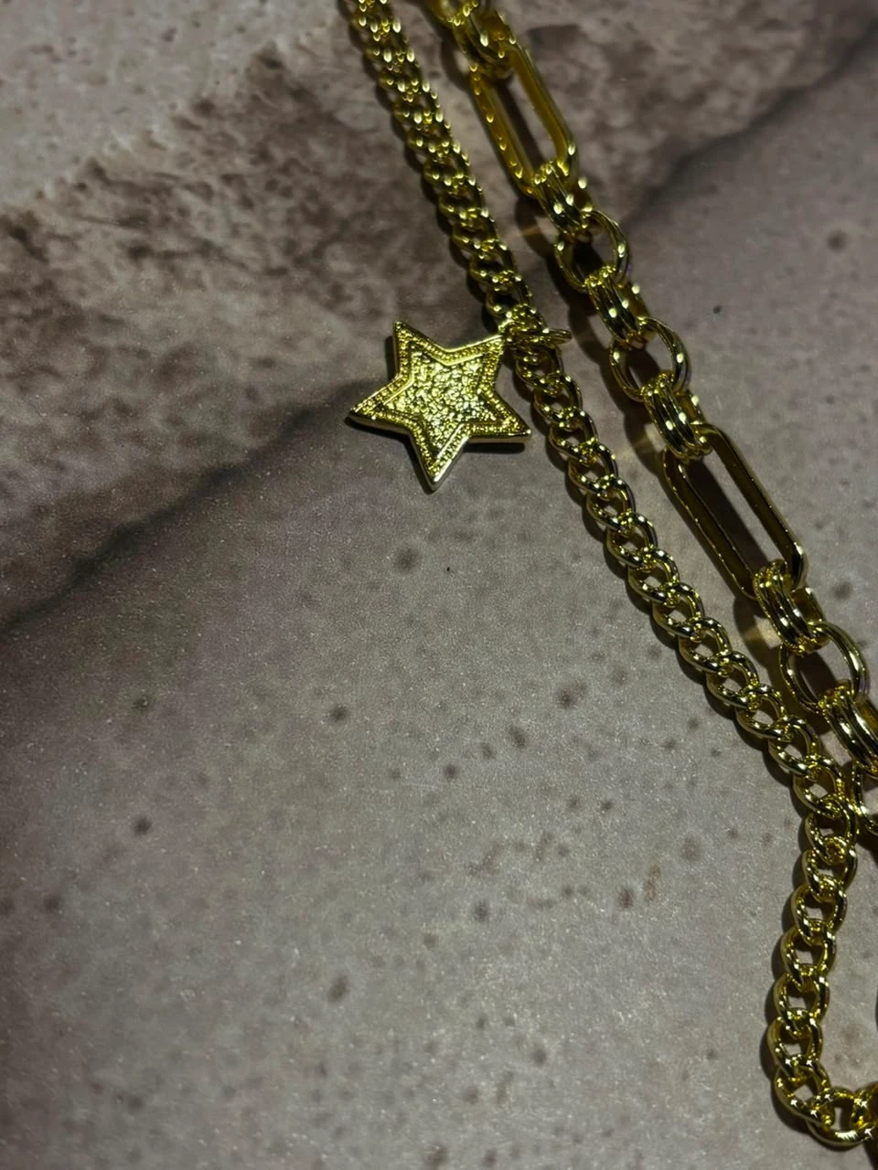 pulsera oro doble laminado 