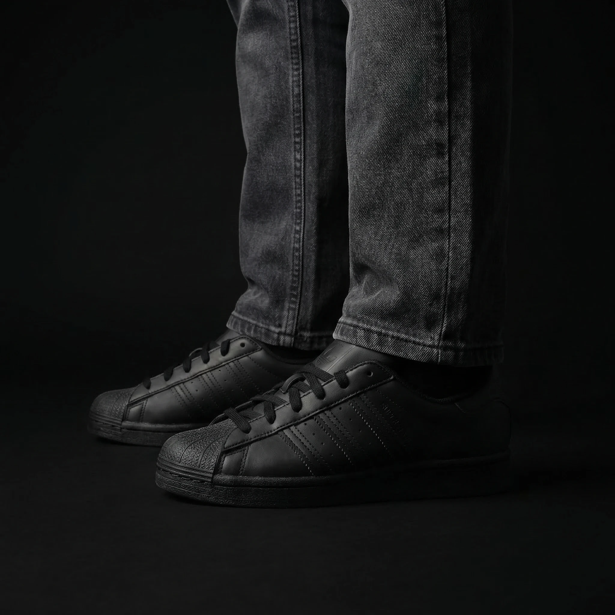 TENIS ADIDAS SUPERSTAR NEGRO 2