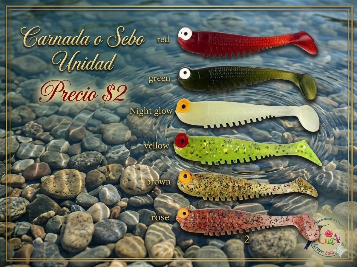 Carnada en forma de pez 