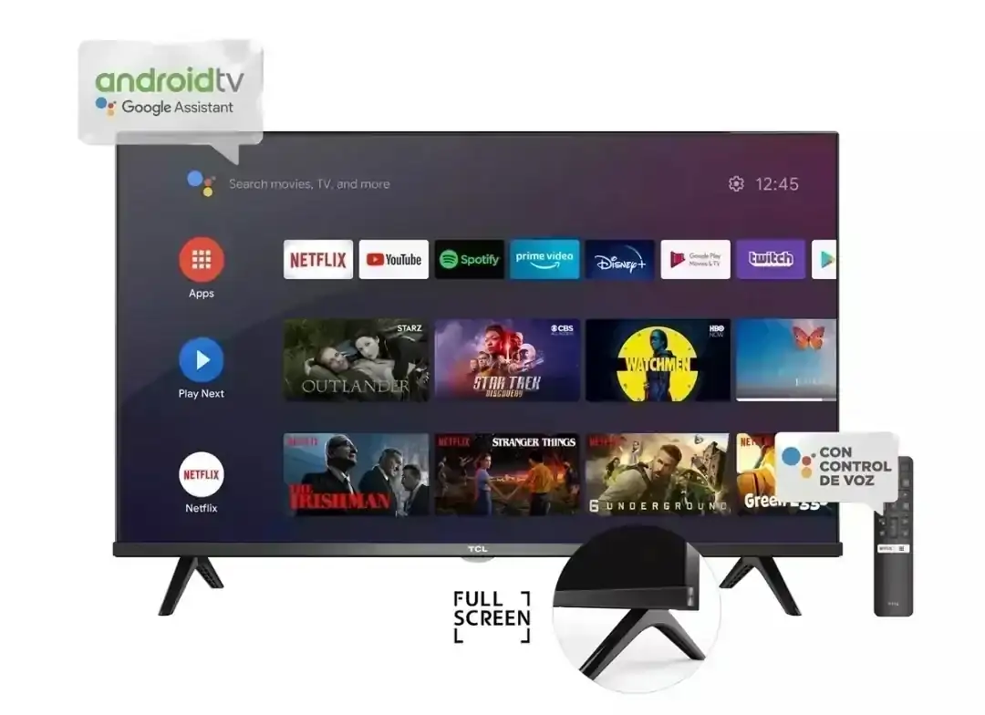 Smart Tv TCL 50" C/Android TV 4K 