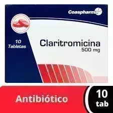 CLARITROMICINA 500 MG CJA X 10 TAB COASPHARMA