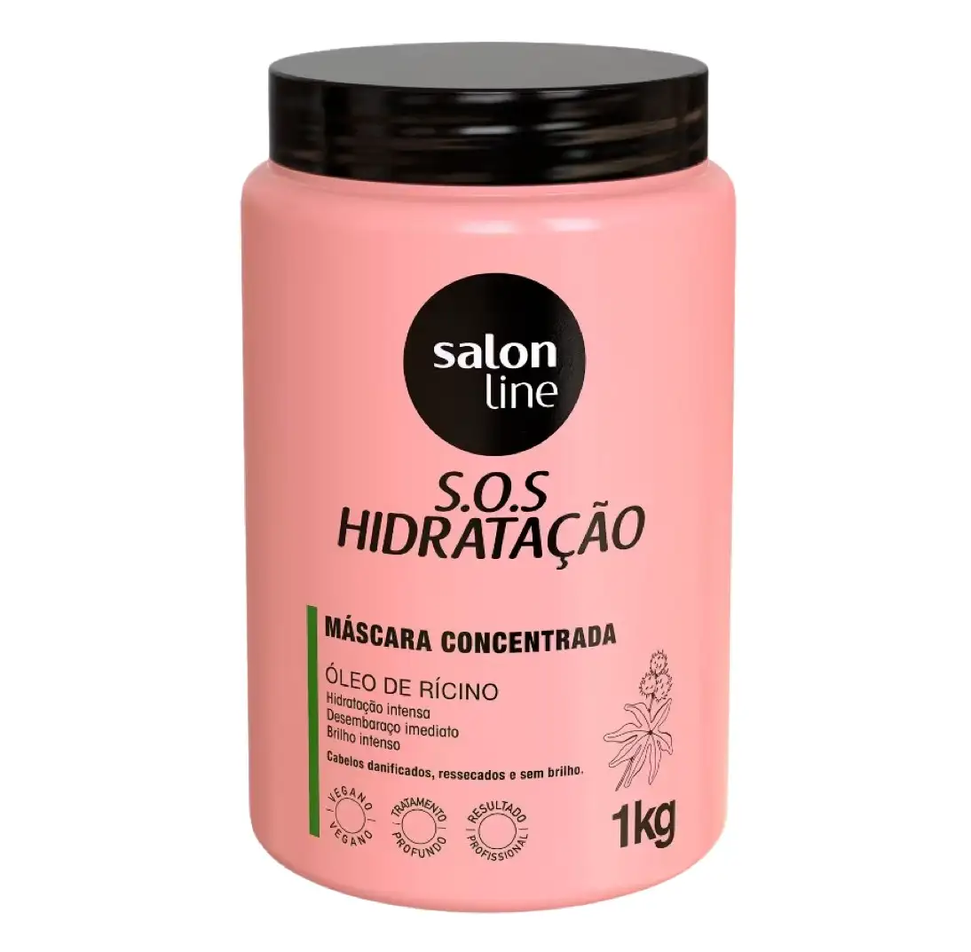 Mascarilla concentrada aceite de ricino sos hidratación