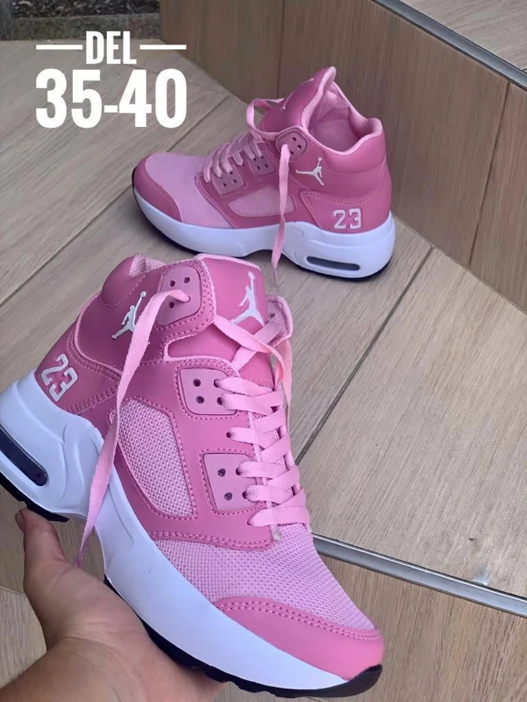 Botas Jordan Rosado Dama 2