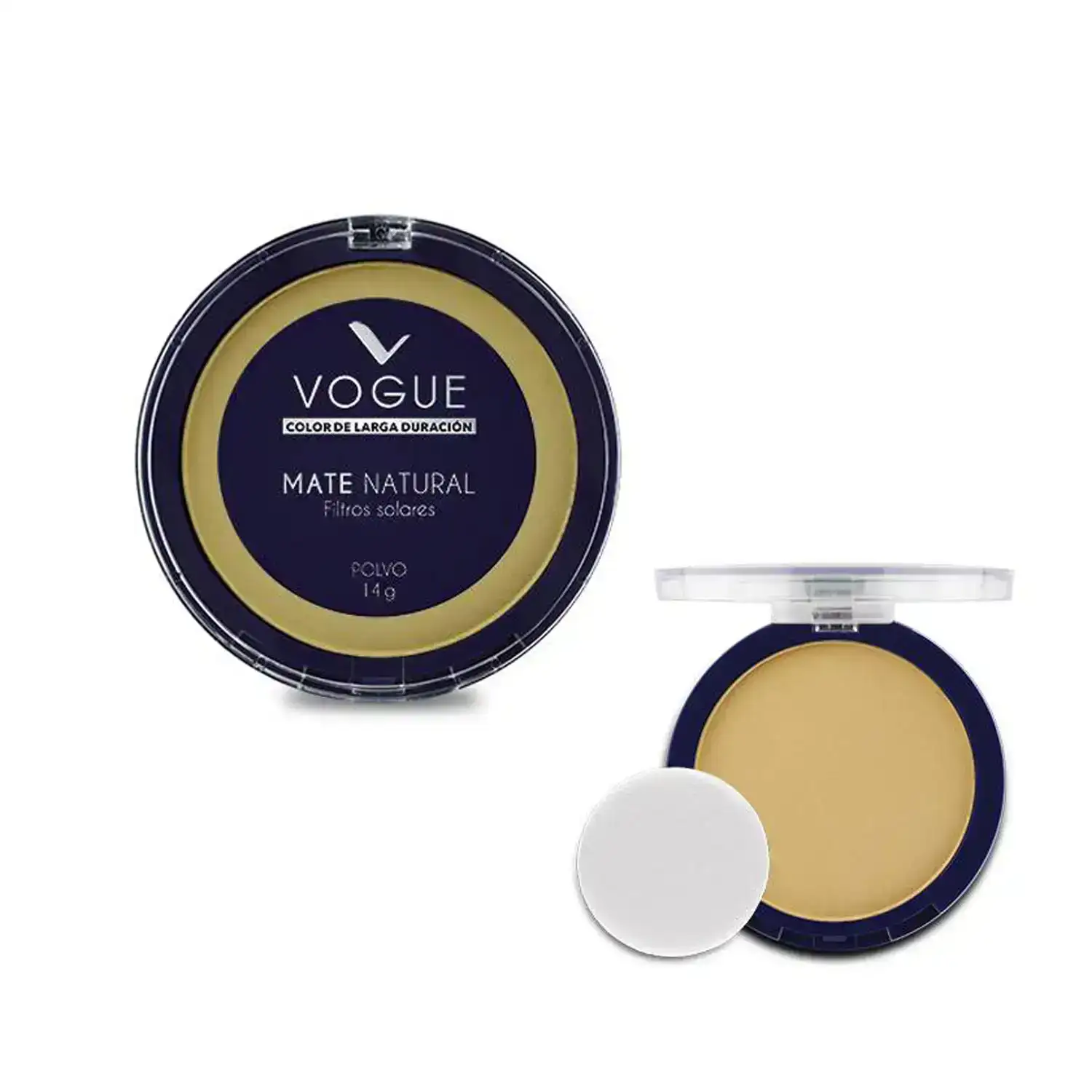 Polvo Compacto Mate Natural Vogue 2