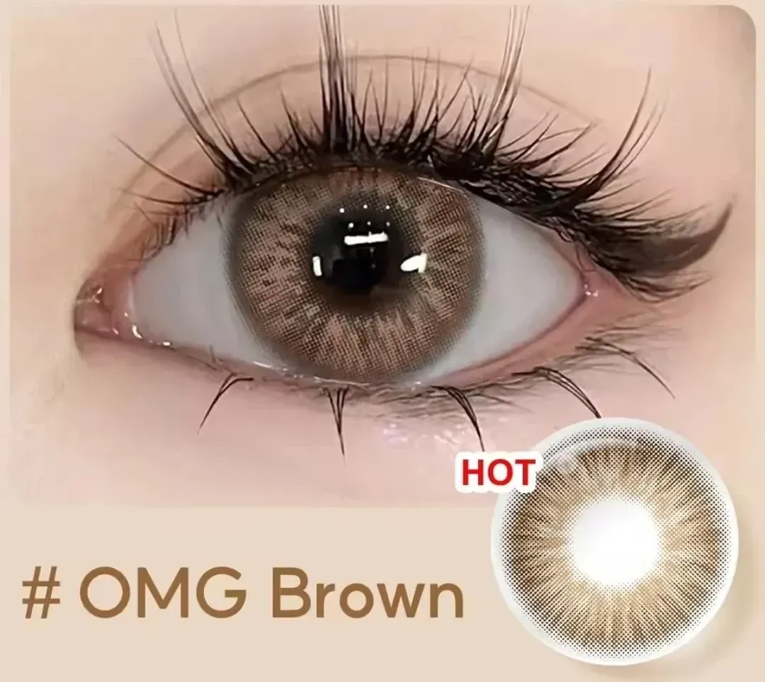 Lentes de contacto - Referencia: OMG BROWN