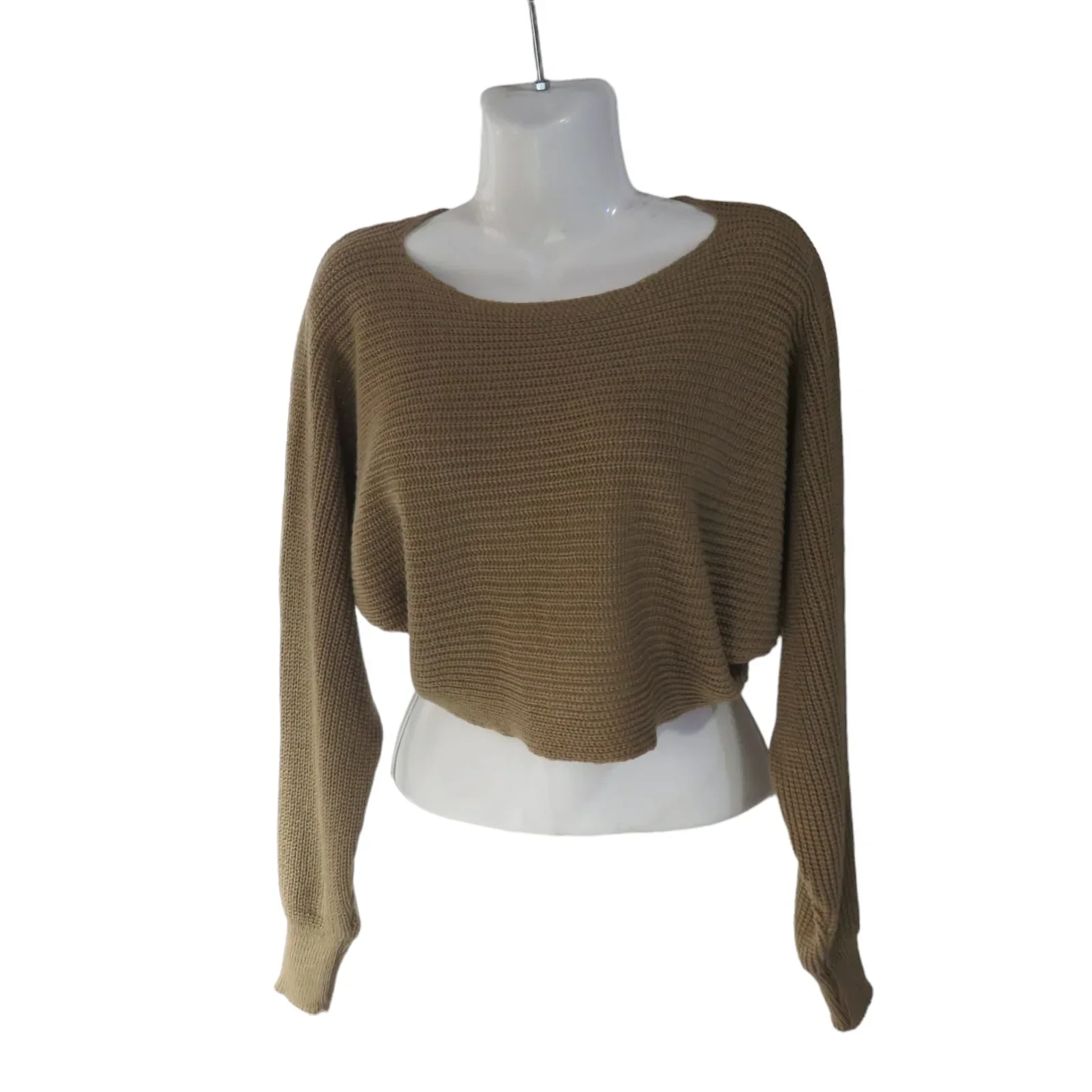 Sueter corto beige 3