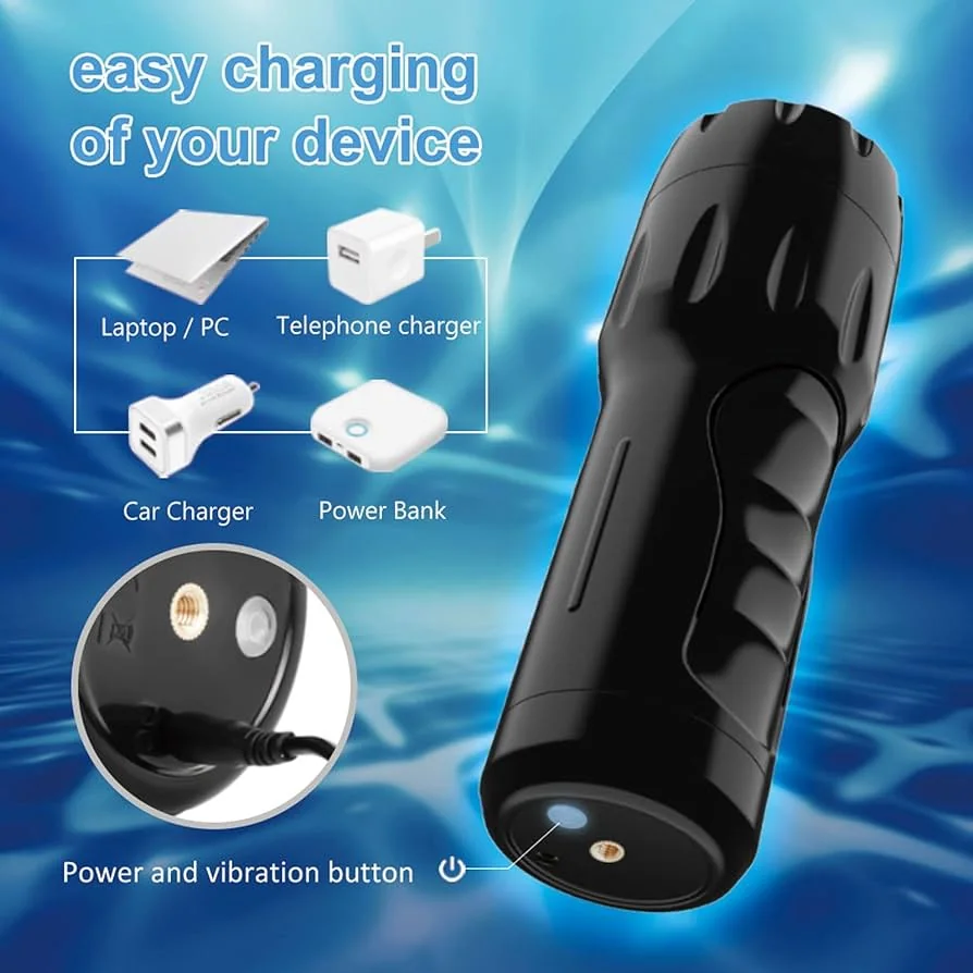 Paloqueth Squeezable Vibrating Masturbator 4