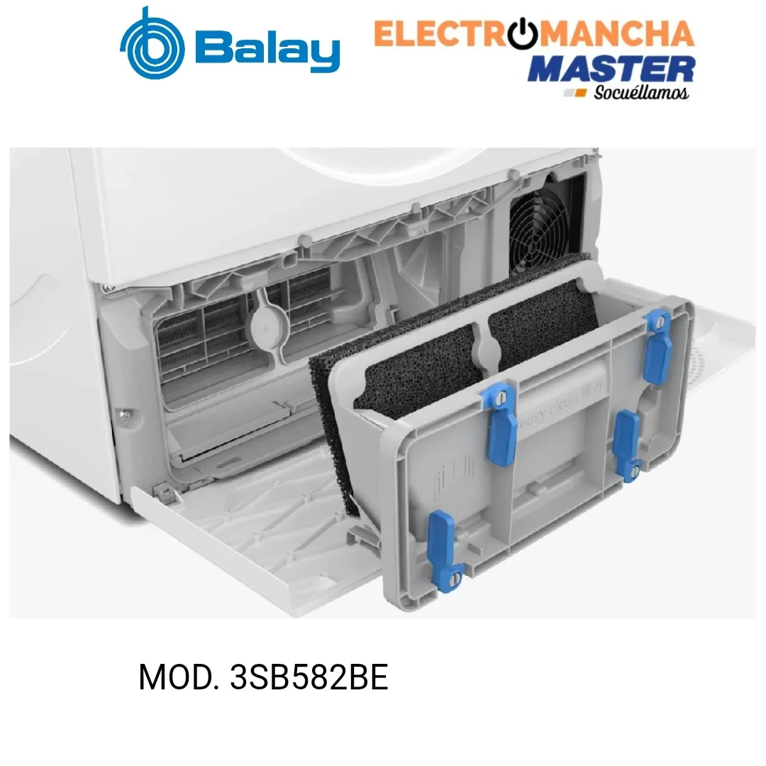 SECADORA BALAY 3SB582BE 8 KILOS BOMBA DE CALOR CLASE D  7