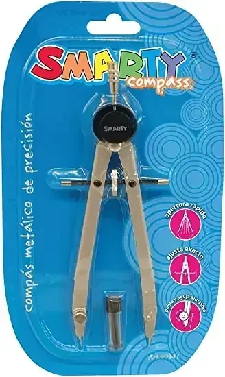 Compas smarty metalico ,largo 2