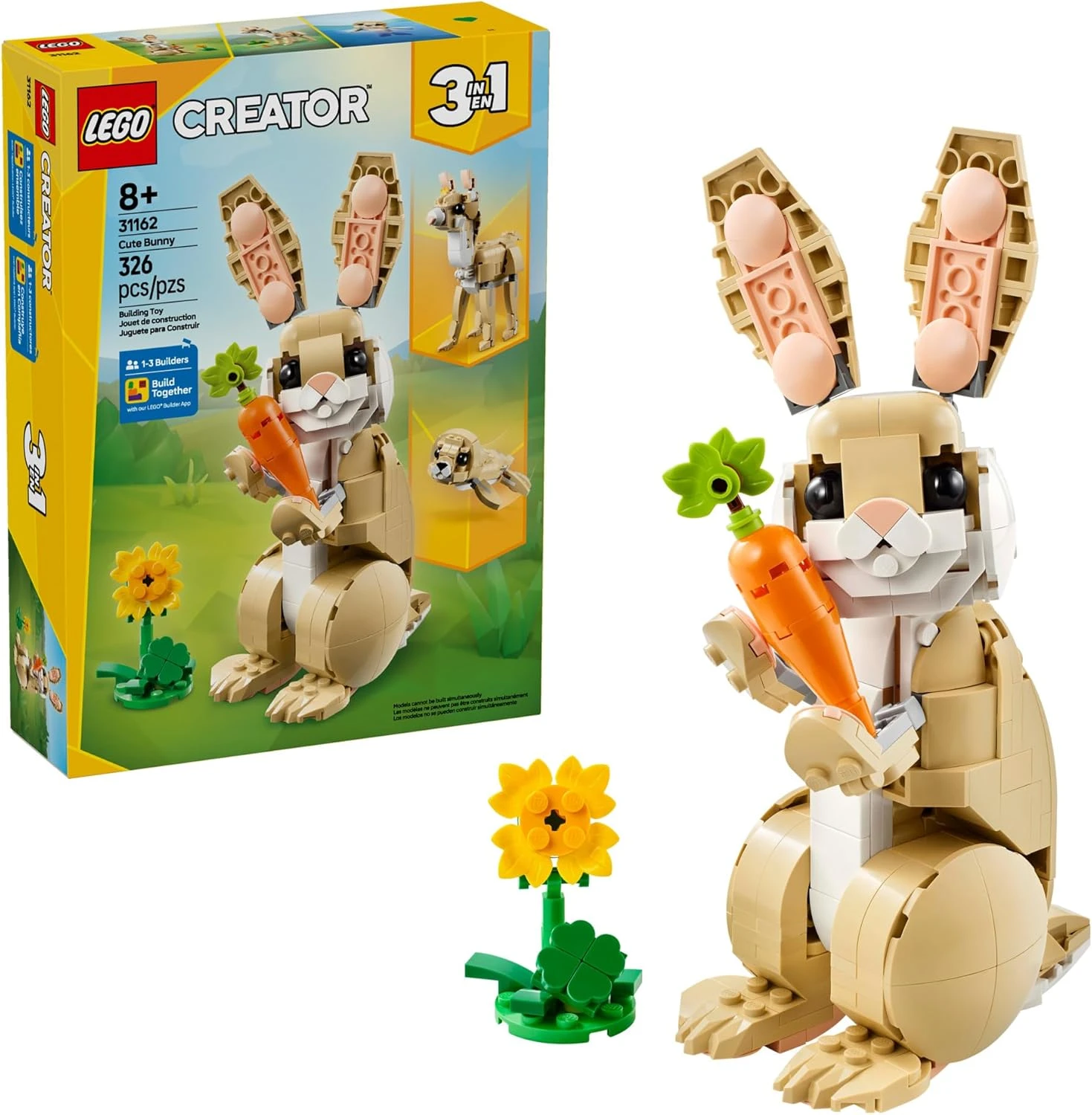 LEGO Creator 3 en 1: Conejito de juguete