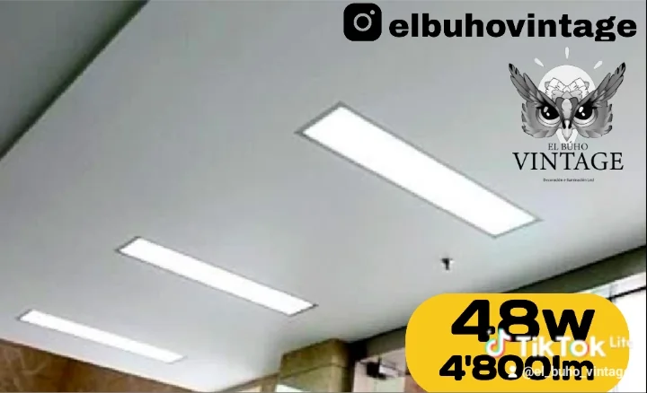 Panel LED 1.20x30cm 48w 2