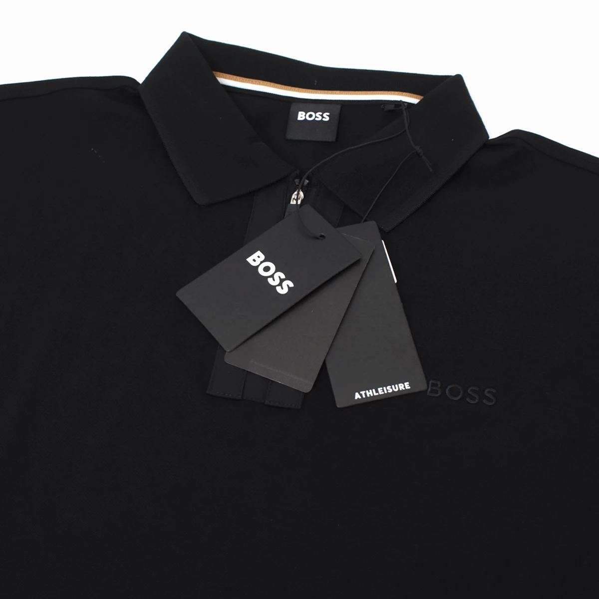 Playera Polo Boss Negro 3