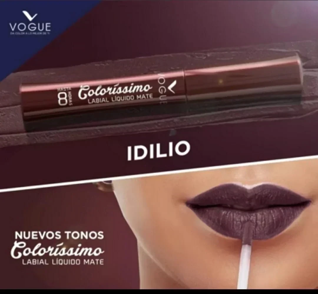 vogue labial colorisimo liquido idilio