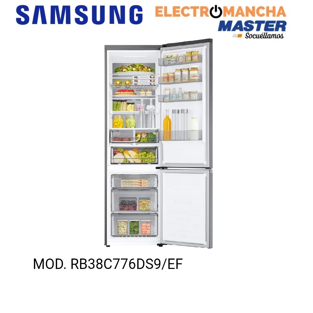 FRIGO COMBI SAMSUNG RB38C776DS9/EF INOX 2,03*60 CLASE D  3