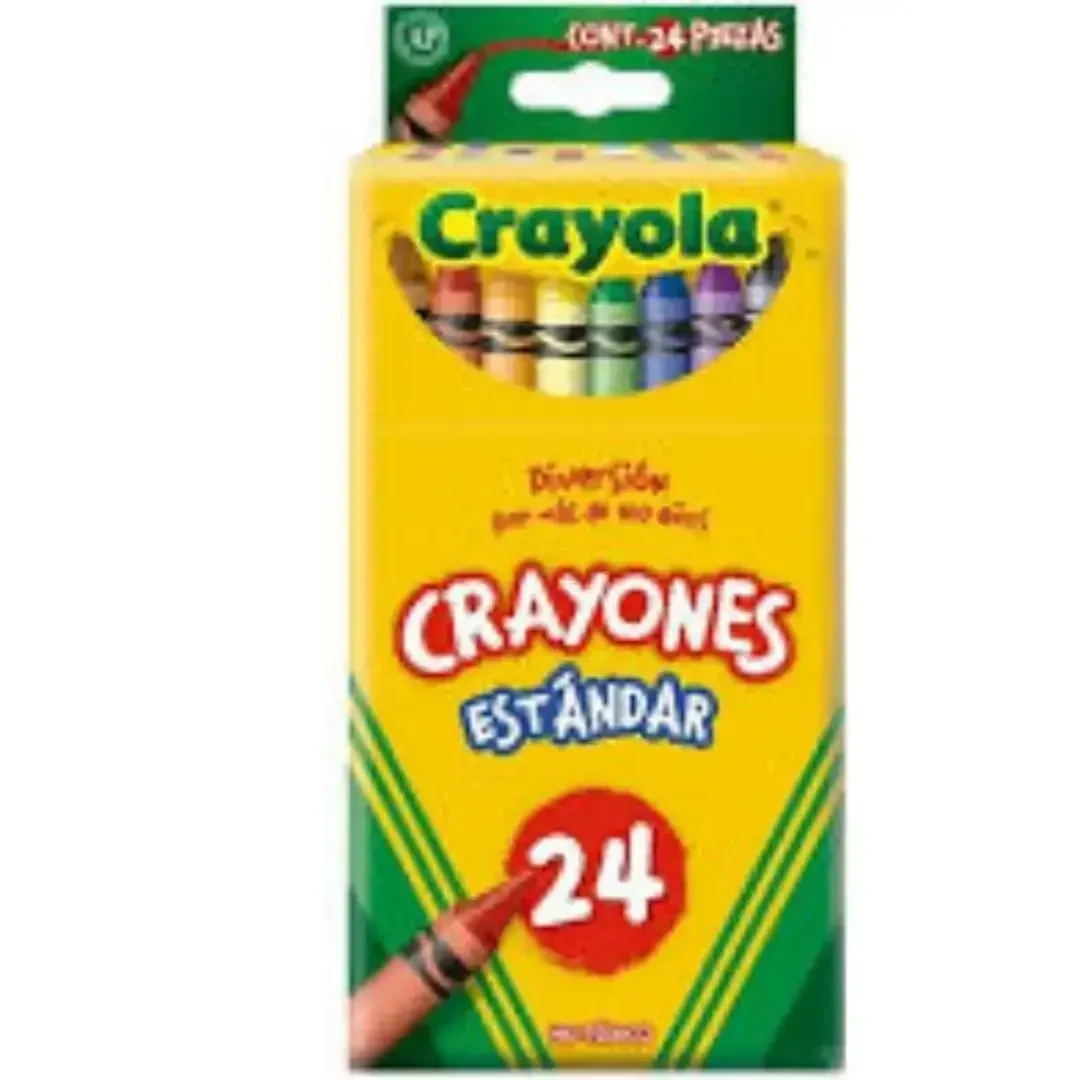 Crayolas delgadas  con 24 colores crayola  2