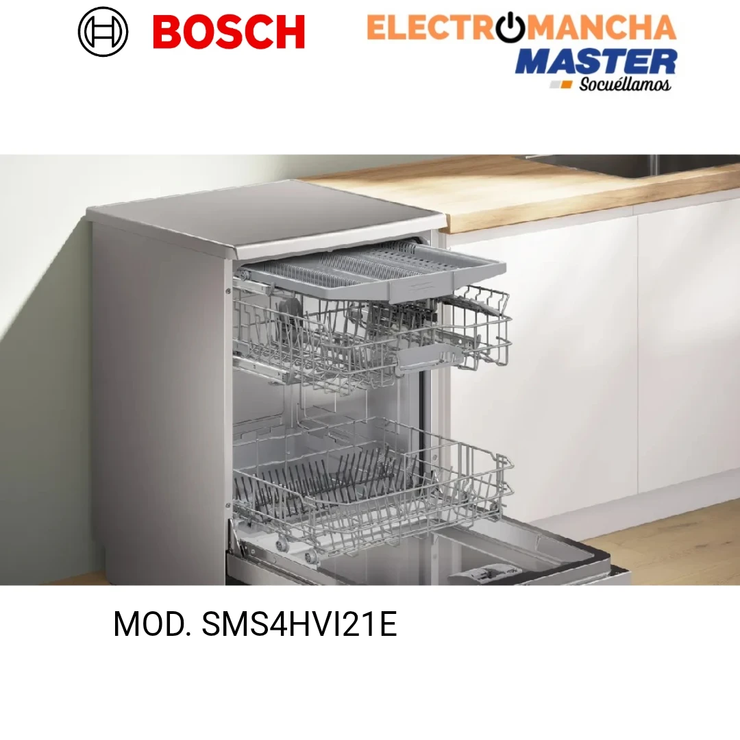 LAVAVAJILLAS BOSCH SMS4HVI21E 14 CUB. 3 BANDEJA CLASE C 7