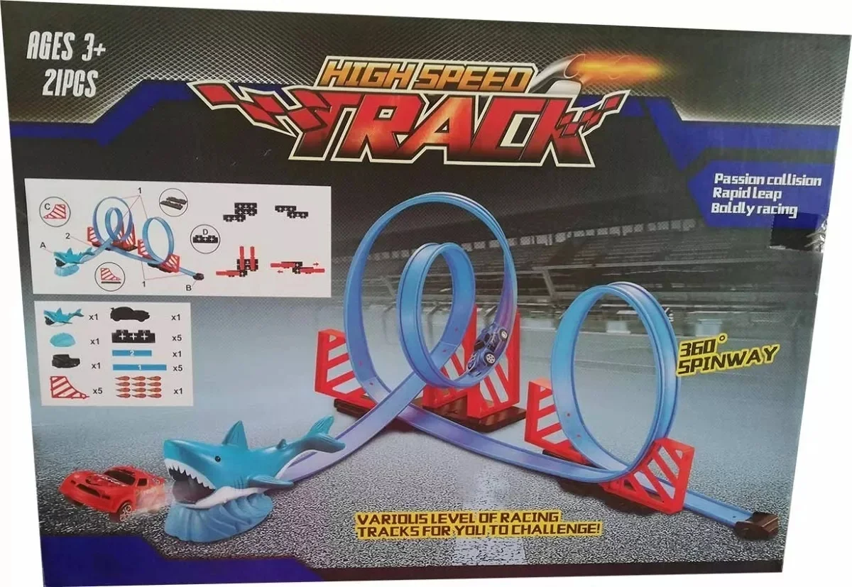 Pista Tiburón Lanzador Auto Track 9