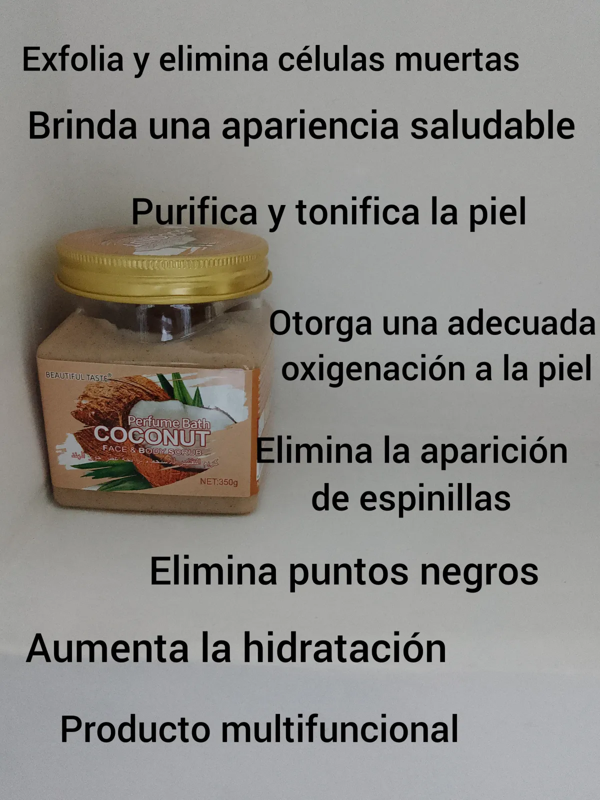 Exfoliante en tarro para el cuerpo