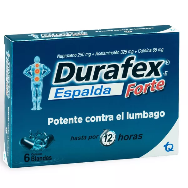 Durafex espalda forte caja x 6 cápsulas