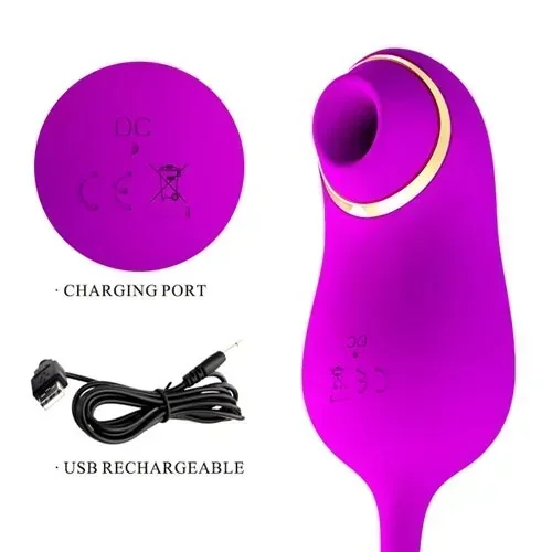Succionador Vibrador Kama Recargable Silicona 4