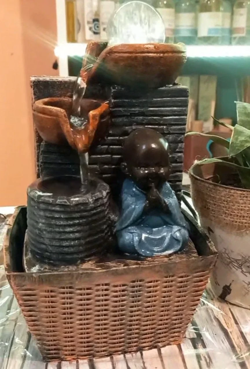 Fuente buda con esfera giratoria 2
