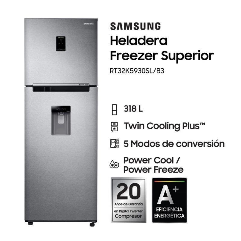Heladera Samsung RT32 C/Dispenser