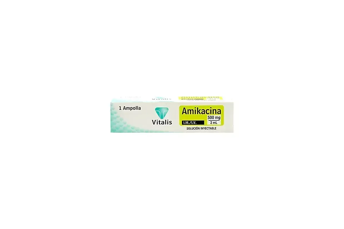 AMIKACINA 500 MG X 1 AMP VITALIS